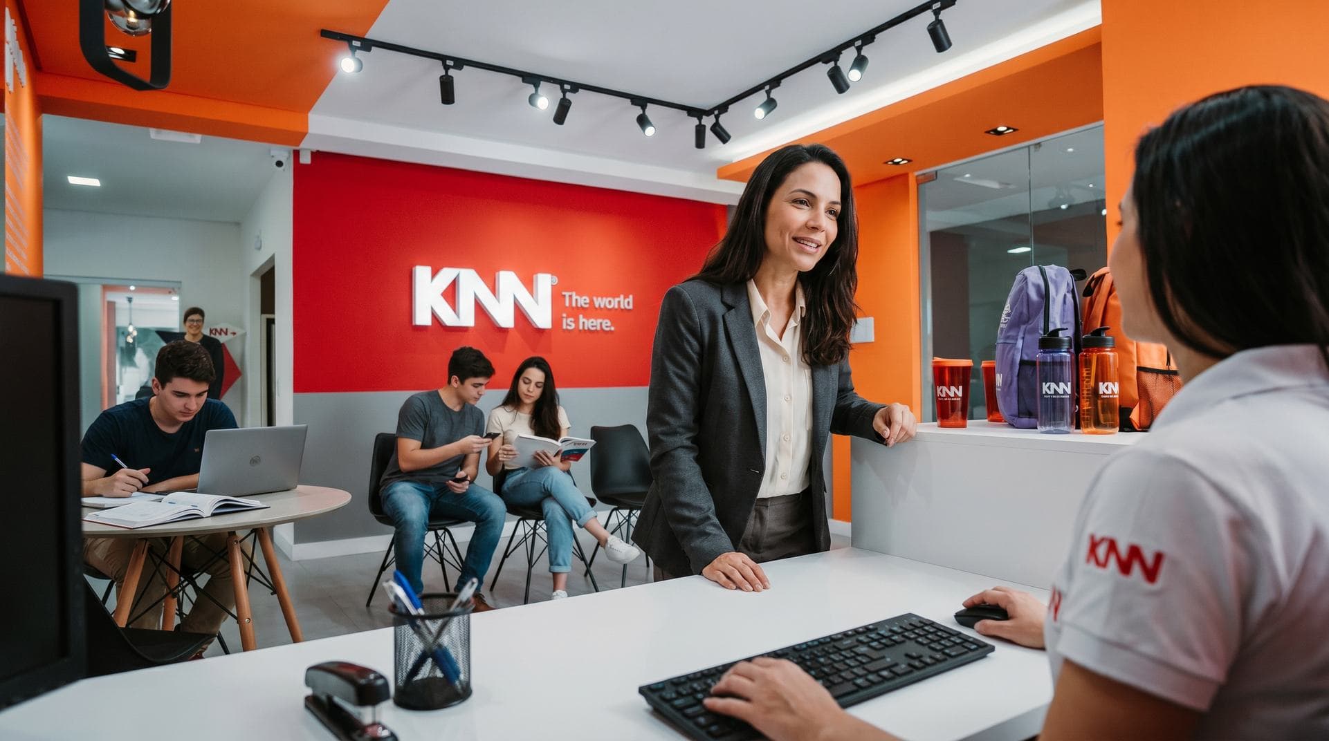 Aluno da KNN Sports comemorando durante treinamento integrado